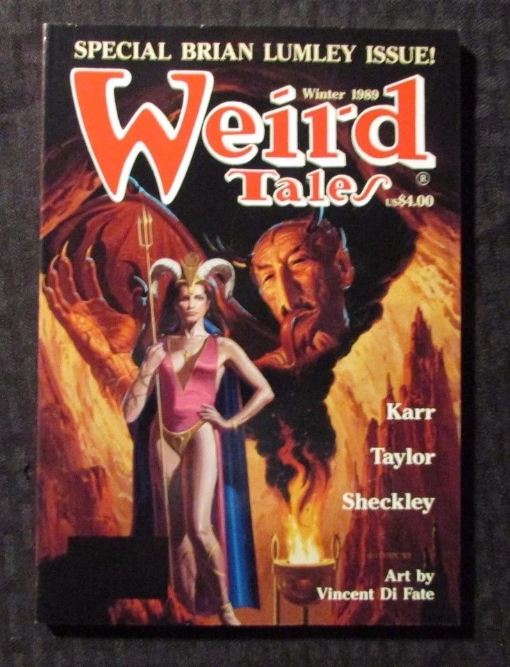1989/90 Winter WEIRD TALES Pulp Magazine #295 VF/FN 9.0 Brian Lumley Foto 1 de 1