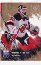2007-08 Upper Deck Hockey Be a Player Gold #114 Martin Brodeur 98/99    (ID867)