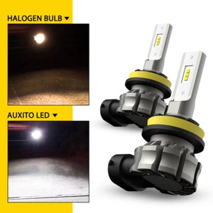 2X AUXITO B3F CANBUS LED Fog Bulb Light H8 H9 Xenon H11 White Super Bright USA - Picture 1 of 16