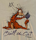 Vintage Political Cartoon Shirt Bill The Cat 1986 Washington Post Sz L