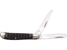 Cold Steel Mini Trapper Pocketknife, Jigged Bone Handle 3.5" Closed FL-MTRPR-J