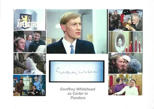 The Avengers - Geoffrey Whitehead autograph & display - Picture 1 of 1