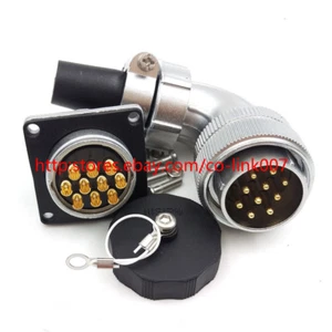 WS28 10Pin Waterproof Power Connector, 25A 500V High Voltage Aviation Connector - Picture 1 of 5