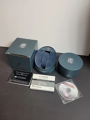 Citizen Presentation Box and Manuals ONLY No Watch BL 9  / G90 Men's Eco Drive - Image 1 of 4
