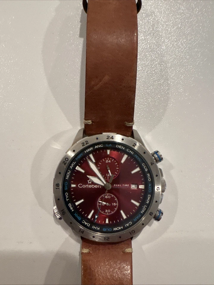 Cortebert Burnt Red CB, 3008-55, Mens Watch  - Image 1 of 4