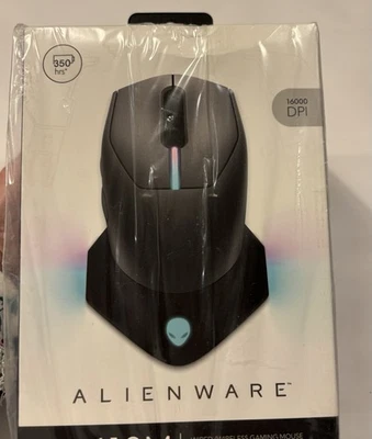 Alienware 610M черная перезаряжаемая литий-ионная проводная беспроводная игровая мышь - Изображение 1 из 4