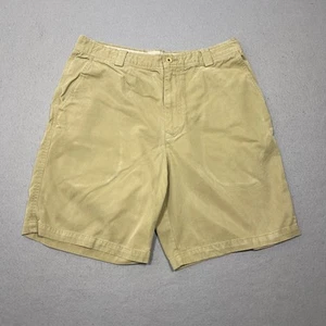 Tommy Bahama Shorts Men  34 Khaki Logo Cotton Stretch 9" inseam Beach Vacation - Picture 1 of 11
