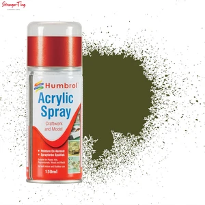 Spray modelador acrílico mate Humbrol Nº 155 Olive Drab (150 ml) - Imagen 1 de 1