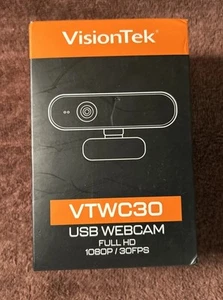 VisionTek - Webcam VTWC30 Premium Full HD 1080p - 901379 nuova sigillata - Foto 1 di 5