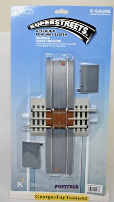 K-LINE BY LIONEL 3RL O SUPERSTREETS FASTRACK GRADE CROSSING 6-21163 NIP MSRP $27 - Image 1 of 4