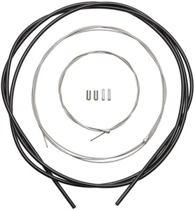 Shimano Road Stainless Brake Cable and Housing Set Black Includes End Caps - Picture 1 of 1