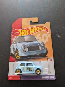 hot wheels 2019 Morris Mini #1/8 Blau Neu Throwback Jahrzehnte 60er - Bild 1 von 6