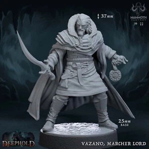 Viking Merchant Warlord miniatura se adapta a DND D&D Pathfinder juego de guerra TTRPG - Imagen 1 de 1