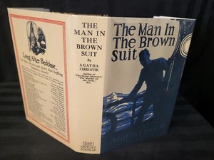 Agatha Christie The Man In The Brown Suit 1924 Grosset & Dunlap Edition Mystery - Foto 1 di 12