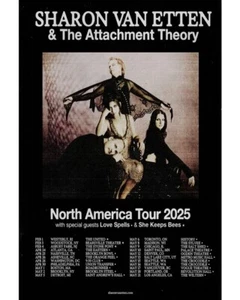 Póster Sharon Van Etten & The Attachment Theory North America Tour 2025 póster - Imagen 1 de 8