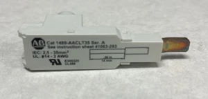1489AACLT35 - Allen Bradley, 1489 Mini. Circuit Breaker Line Lug (1489-AACLT35) - Picture 1 of 5
