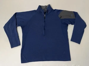 Outdoor Research Maglione Pullover Uomo Revo Misto Lana Navy Taglia Large - Foto 1 di 7