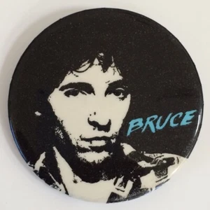 RARE Vintage 1980 Bruce Springsteen The River Promo button pin badge Columbia - Bild 1 von 2
