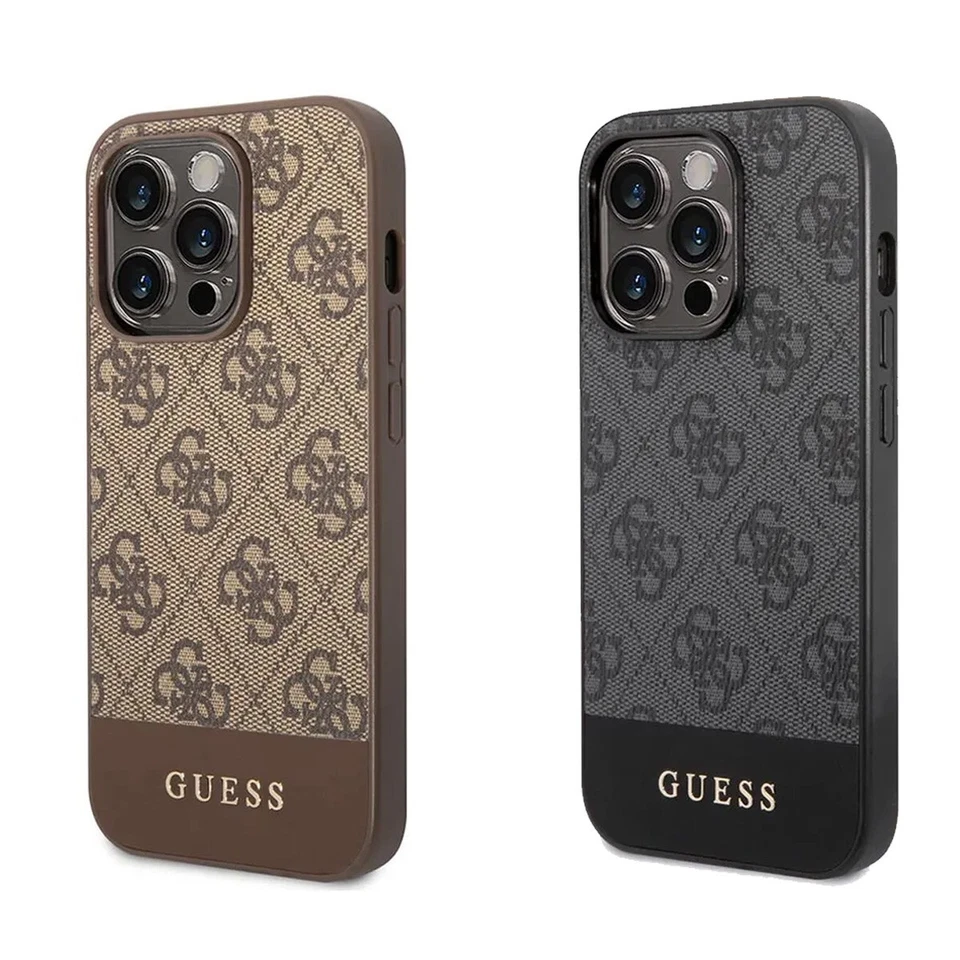 2in1 Pellicola+Custodia originale GUESS per Apple iPhone 14 Pro stripe cover - Immagine 1 di 1