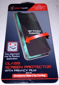 Protector Pantalla Cristal Blackweb para IPHONE X - Edición 10 Aniversario - Nuevo - Imagen 1 de 5