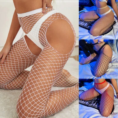 Strümpfe Ohne Schritt Oberschenkelhohe Strümpfe Netzsocken Unsichtbar *? - Bild 1 von 4