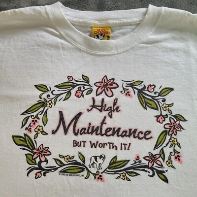 BIG DOGS Mujer Floral San Bernardo Talla XL Alto Mantenimiento Perro Cachorro Mamá Mascotas Foto 1 de 4