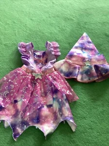 Vgc BABY GIRLS HALLOWEEN WICKED WITCH COSTUME 1 -2 YEARS - Picture 1 of 4