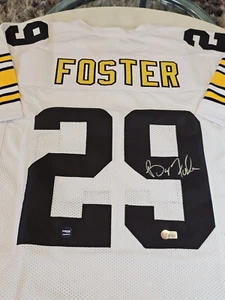 Barry Foster Autographed/Signed Jersey Beckett Sticker White Custom Jersey - Picture 1 of 8