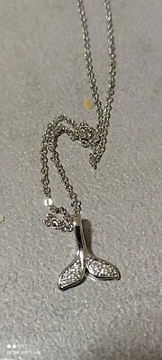 Catena Argento Con Ciondolo - Immagine 1 di 2