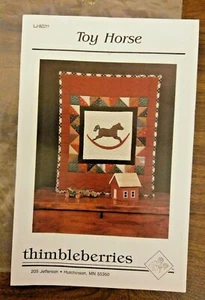 Fingerhut "Spielzeug Pferd" Miniatur Quilt Muster #LJ-92211 - Bild 1 von 3