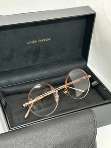 Linda Farrow Luxe Sunglasses LFL583C4OPT Rose Gold/Brown Retail $800. NWB - Picture 1 of 12