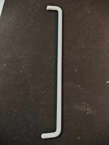 Vintage 15" White Milk Glass Replacement Towel Rod Bent Ends - No Hardware - Picture 1 of 4