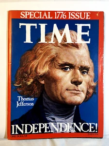 VINTAGE Time Magazine: Special 1776 Issue Thomas Jefferson Independence 7/4/1776 - Imagen 1 de 9