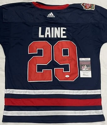 Patrik Laine Signed Autographed Winnipeg Jets Jersey JSA Finland - Image 1 of 3