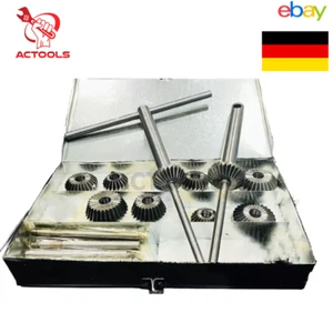 Neu Ventilsitz-HCS-Fräser aus Kohlenstoffstahl, 10 Stück, mit Metallbox ACTOOLS - Picture 1 of 13