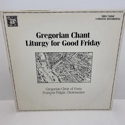 Gregorian chant: Liturgy for good friday / Francois Polgar LP MHS 7486F - Image 1 of 4