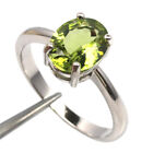 Peridot Gemstone 925 Silver Ring Handmade Jewelry Ring All Size Gift For Women