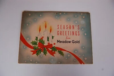Calendario original promocional Meadow Gold Company 1947 Foto 1 de 4