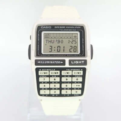 RELOJ DIGITAL VINTAGE NUEVO CASIO DBC-63 ESTILO MONDO BANCO DE DATOS CALCULADORA 1997 Foto 1 de 4
