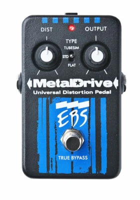 EBS MetalDrive Metal Drive Bass Universal Distortion Guitar Effect Pedal NEW - Image 1 of 2