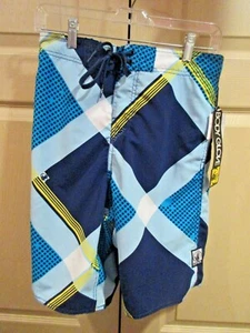 MENS BODY GLOVE SWIM SUIT SIZE SMALL NWT BOLD GRAPHIC BOARD SHORTS W LINER - Picture 1 of 5