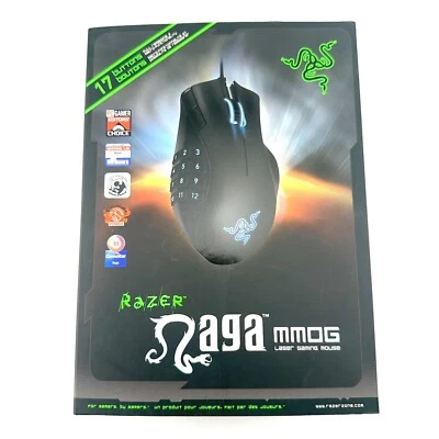 NEW Razer Naga MMOG Gaming Mouse Model NO. RZ01-0028 - Image 1 of 4