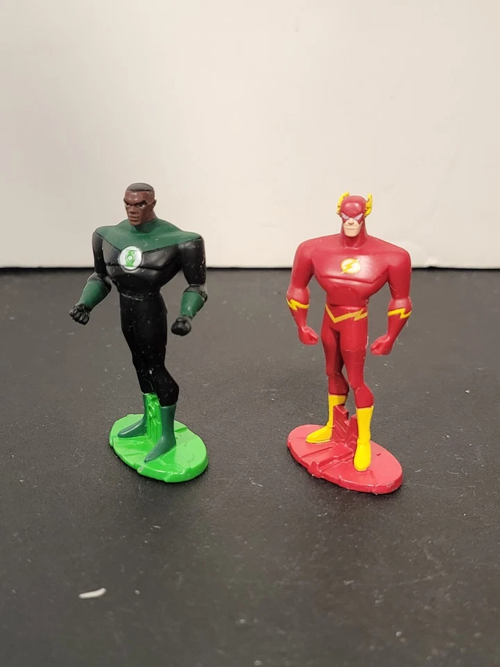 DC Comics The Flash & Green Lantern 3 pulgadas Figuras Diecast 2004 Foto 1 de 4