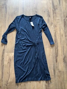 Nuevo Vestido Envolvente de The Gap Talla XS Manga Larga Azul - Imagen 1 de 5