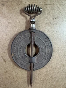 Vintage 5” Monarch Stove Pipe Damper Cast Iron Wrightsville PA USA - Picture 1 of 8