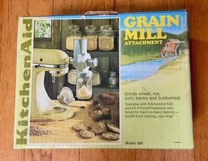 KitchenAid Hobart Vintage Grain Mill Grinder Attachment Model GM Original Box - Picture 1 of 8