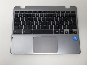 Teclado Samsung Chrome 550C XE550C22 reposamanos panel táctil trackpad Reino Unido genuino - Imagen 1 de 17