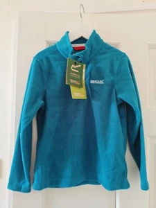 Regatta Kids Boys Hot Shot II Lightweight Half Zip Fleece Jumper School 9-10 - Picture 1 of 6