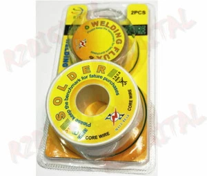 BLISTER CON BOBINA DI FILO STAGNO PER SALDATURA ELETTRICA 1MM e PASTA A SALDARE - Picture 1 of 3