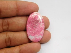 Piedra preciosa suelta cabujón tulita rosa 100 % natural para joyería 39 quilates ME-2840 - Imagen 1 de 4